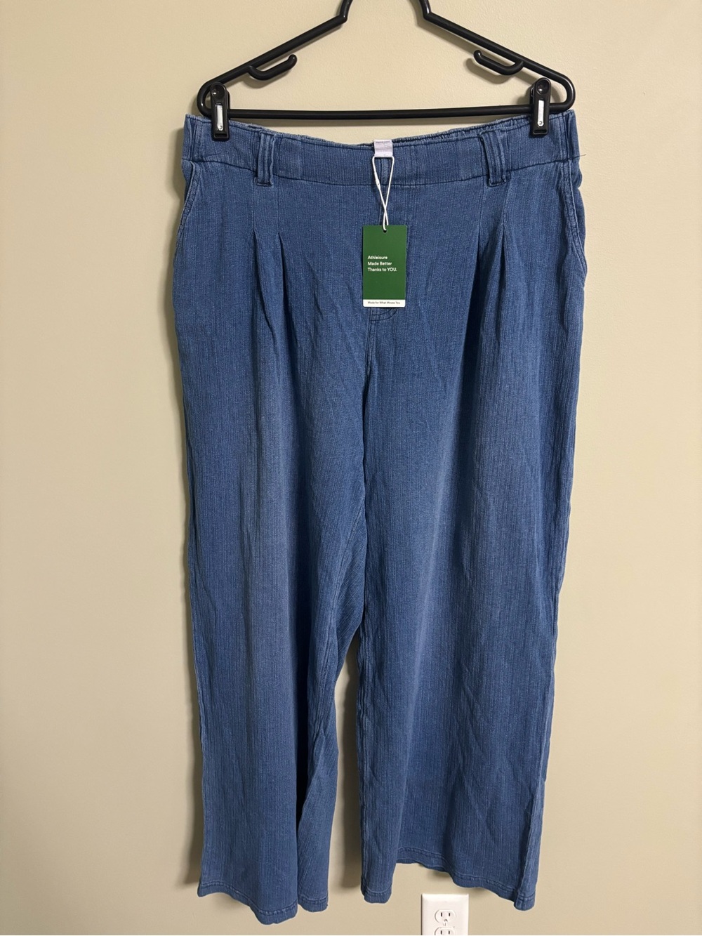 Halara Flex High Rise Pockets Barrel Leg Washed Casual Carrot Jeans Size XL New